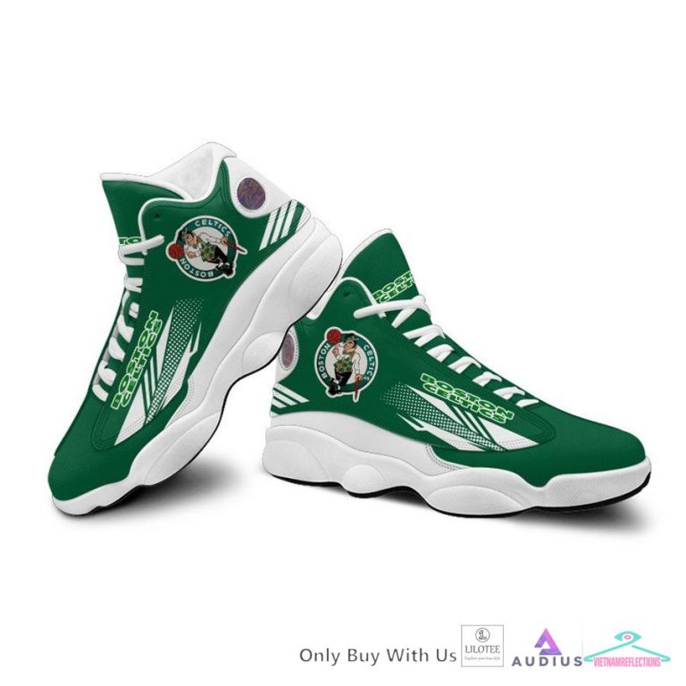 Boston Celtics Air Jordan 13 Sneaker - This place looks exotic.