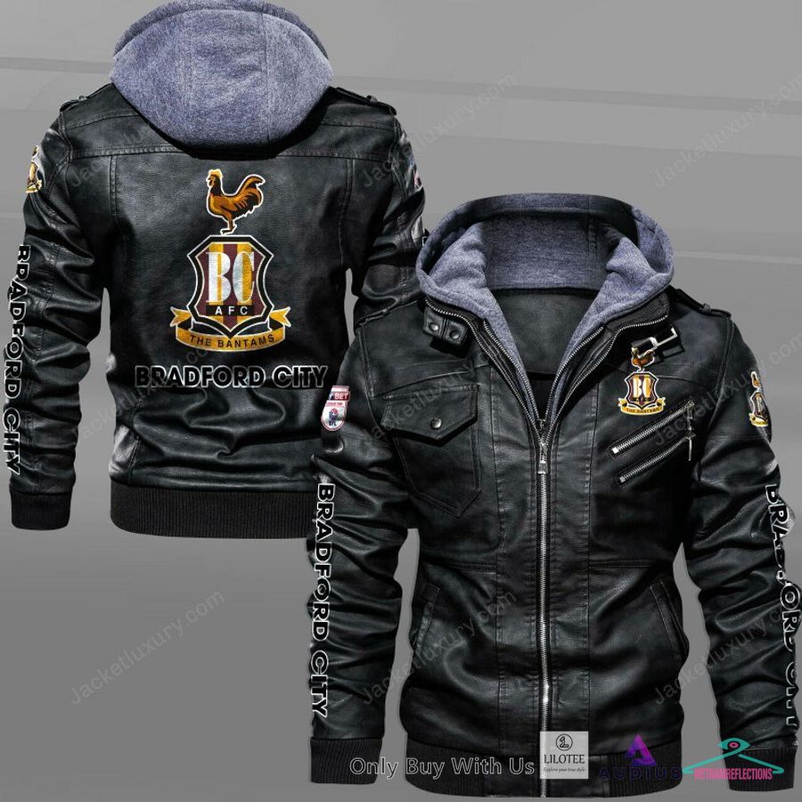 NEW Bradford City Leather Jacket