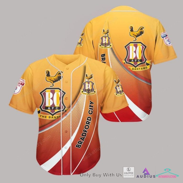 Bradford City Orange Polo Shirt, Hoodie - Stunning
