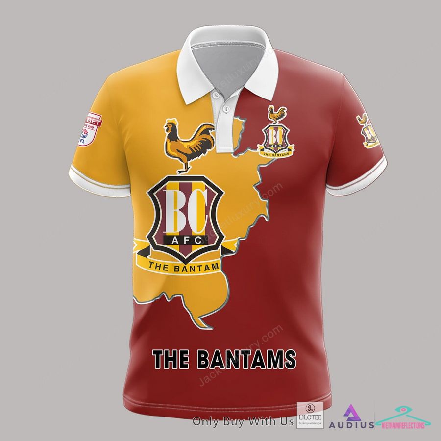 NEW Bradford City The Bantams AFC Bomber jacket, Shirt