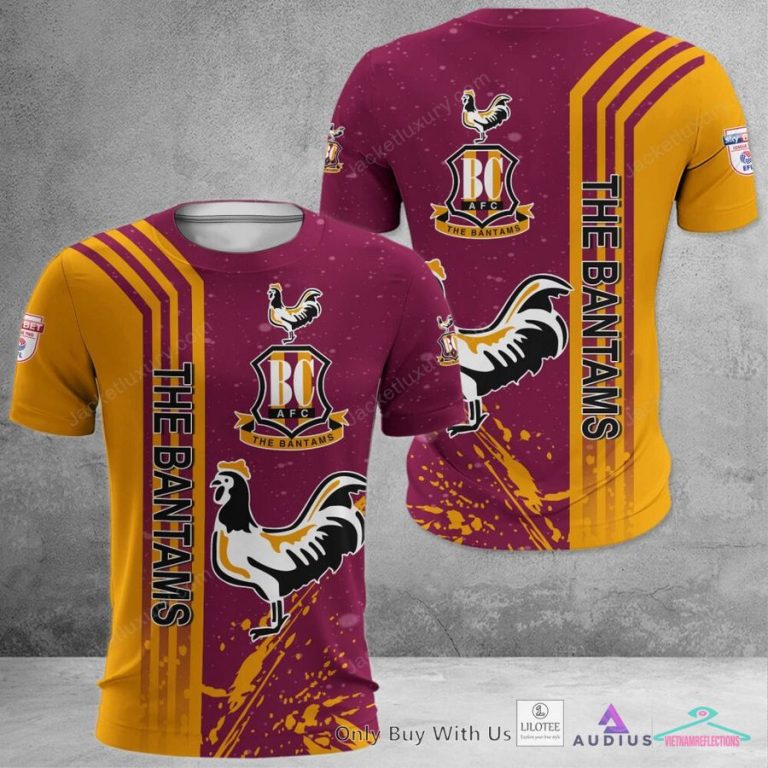 Bradford City The Bantams Polo Shirt, hoodie - Rocking picture