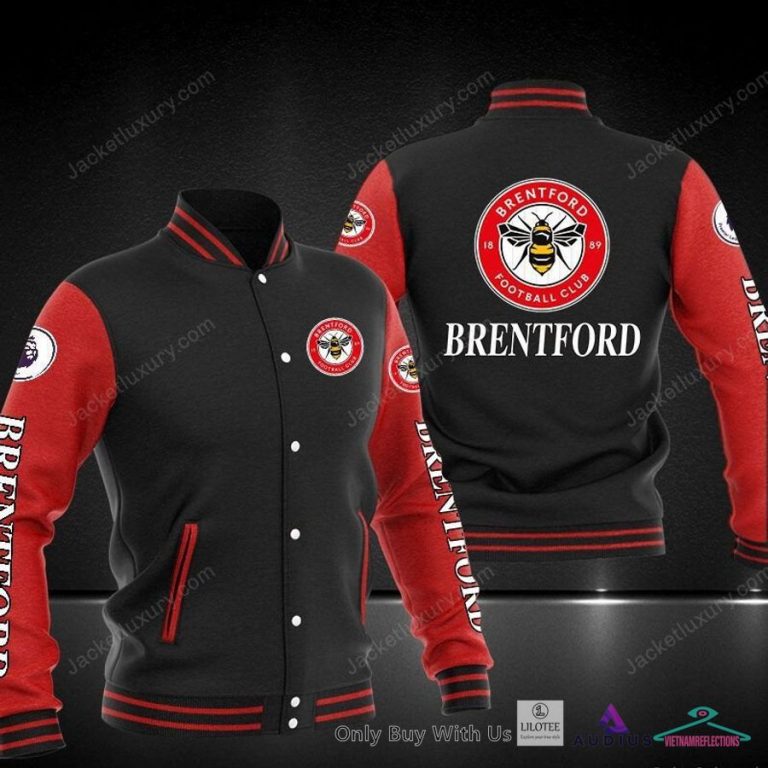 NEW Brentford FC Baseball Jacket 5