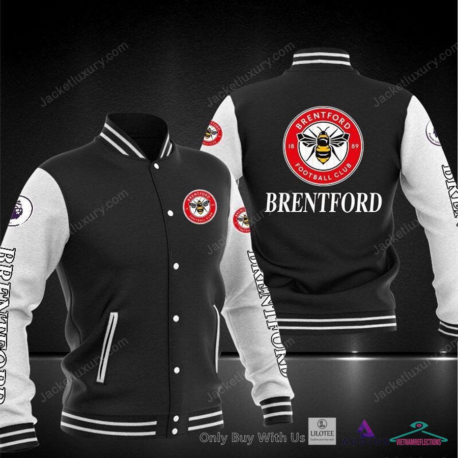 NEW Brentford FC Baseball Jacket 12