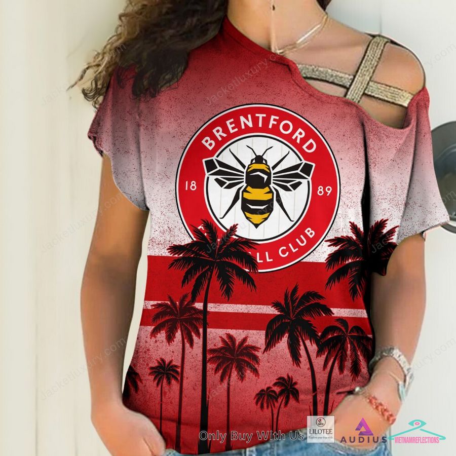 NEW Brentford FC Coconut Hawaiian Shirt, Short 10