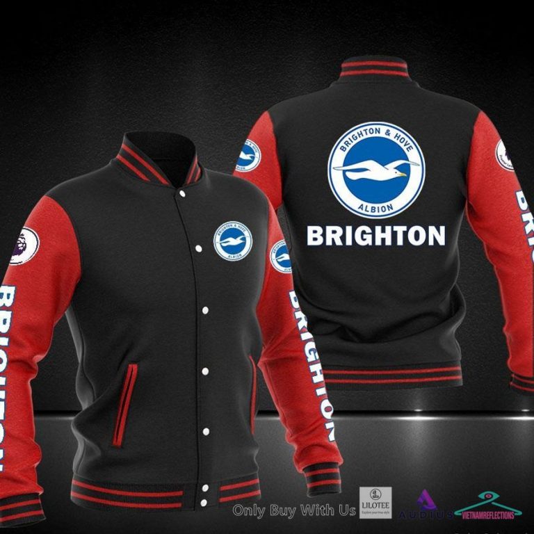 NEW Brighton & Hove Albion F.C Baseball Jacket 7