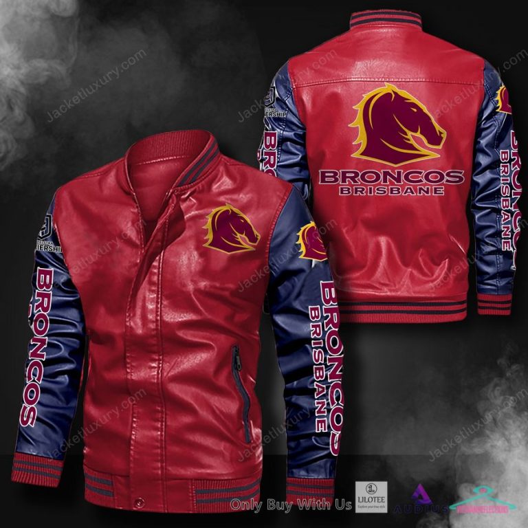 Brisbane Broncos Bomber Leather Jacket - How did you learn to click so well