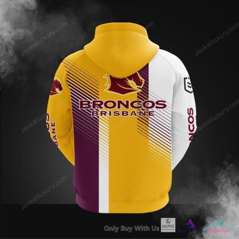 NEW Brisbane Broncos Yellow Hoodie, Shirt