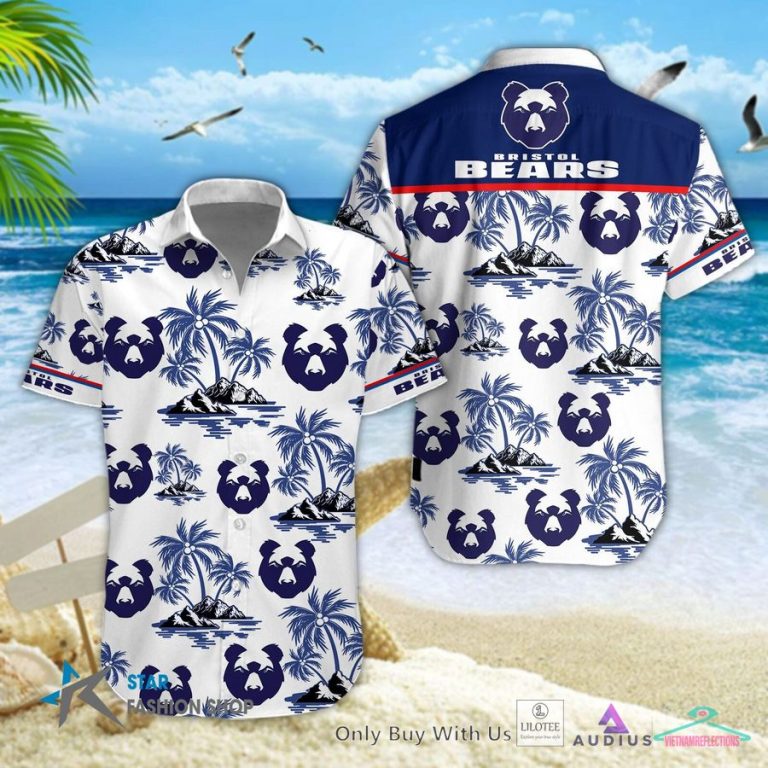 Bristol Bears Hawaiian Shirt, Short - Such a charming picture.