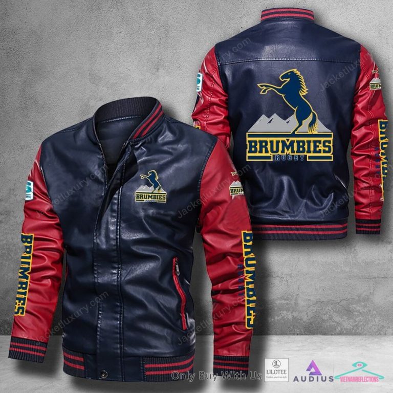 Brumbies Bomber Leather Jacket - You look fresh in nature
