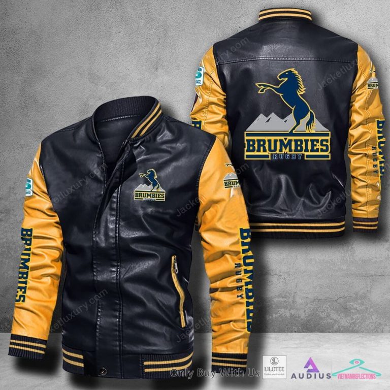 Brumbies Bomber Leather Jacket - My words are less to describe this picture.