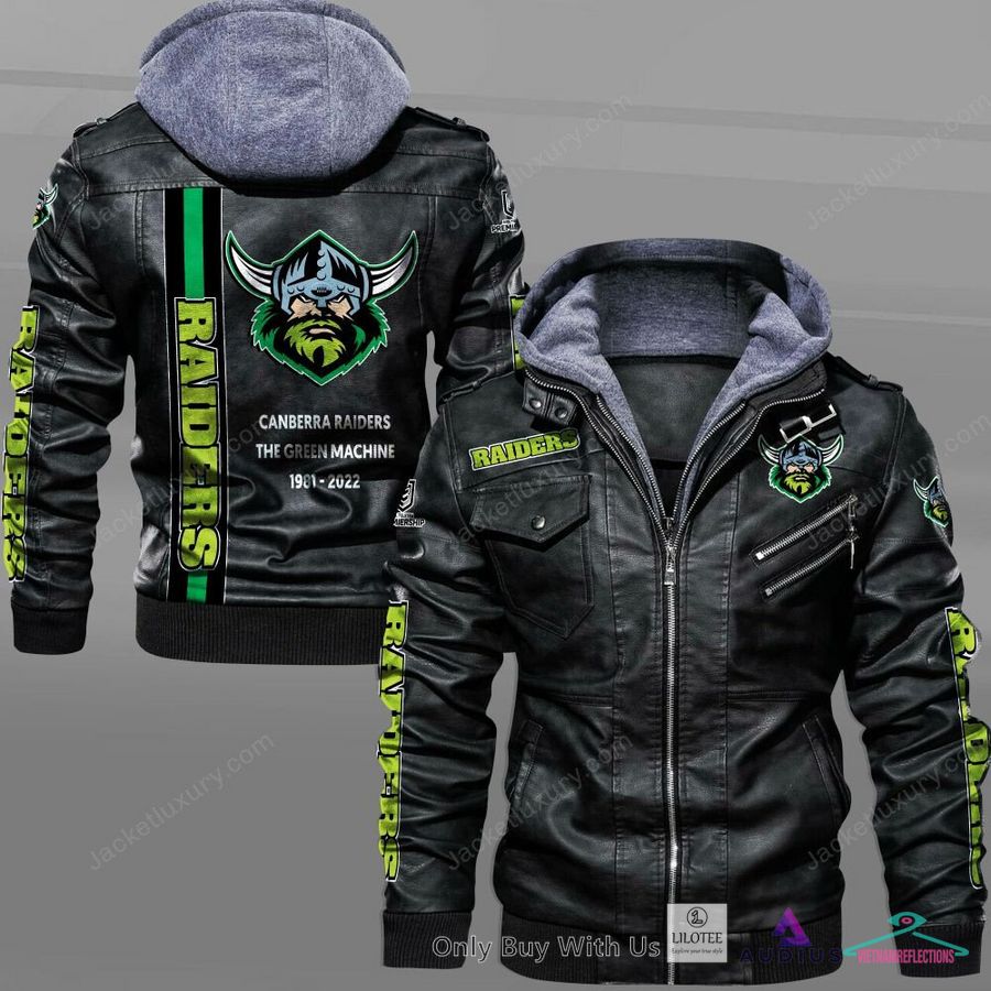 NEW Canberra Raiders 1981 2022 Leather Jacket