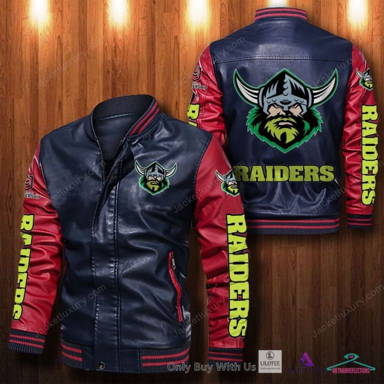 Canberra Raiders Bomber Leather Jacket - How did you learn to click so well