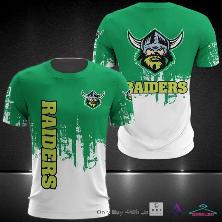 NEW Canberra Raiders Green Hoodie, Shirt