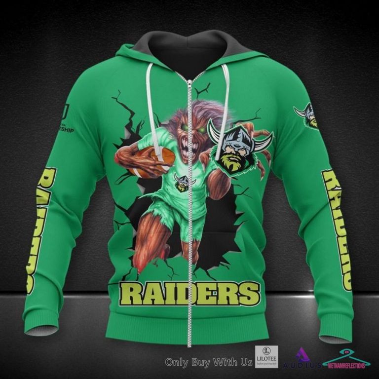 NEW Canberra Raiders Iron Maiden Hoodie, Shirt