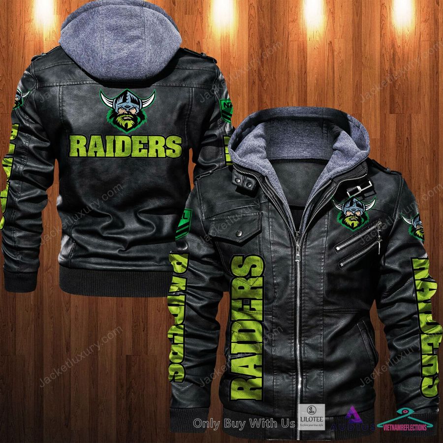 NEW Canberra Raiders Leather Jacket