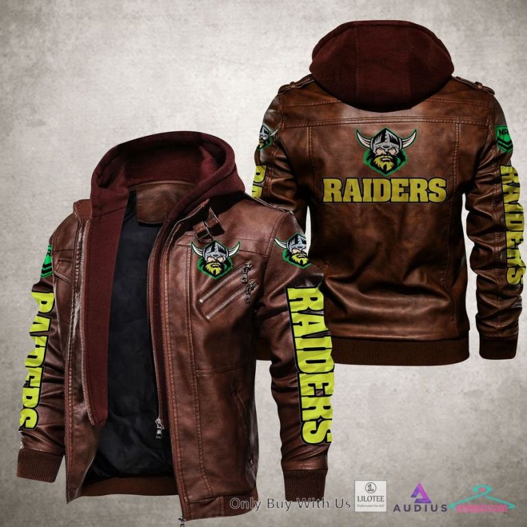 Canberra Raiders Leather Jacket - Natural and awesome