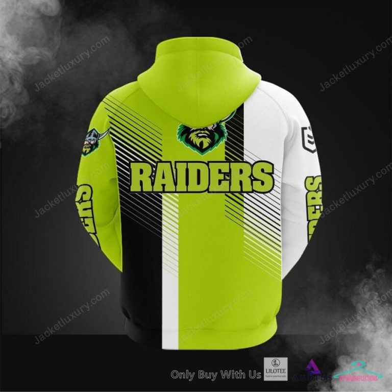 NEW Canberra Raiders Light green Hoodie, Shirt