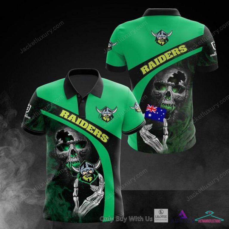 NEW Canberra Raiders Skull Hoodie, Shirt