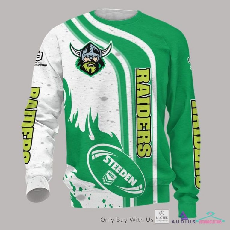 NEW Canberra Raiders Steeden Hoodie, Shirt