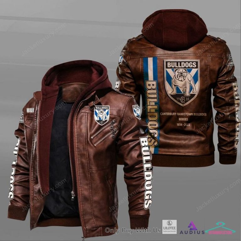 Canterbury Bankstown Bulldogs 1934 2022 Leather Jacket - Handsome as usual