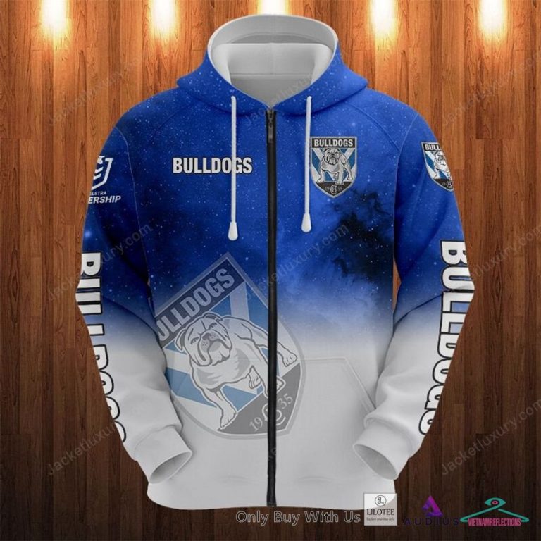 NEW Canterbury Bankstown Bulldogs Blue galaxy Hoodie, Shirt