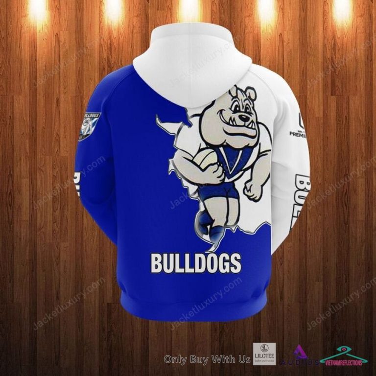 NEW Canterbury Bankstown Bulldogs Blue logo Hoodie, Shirt