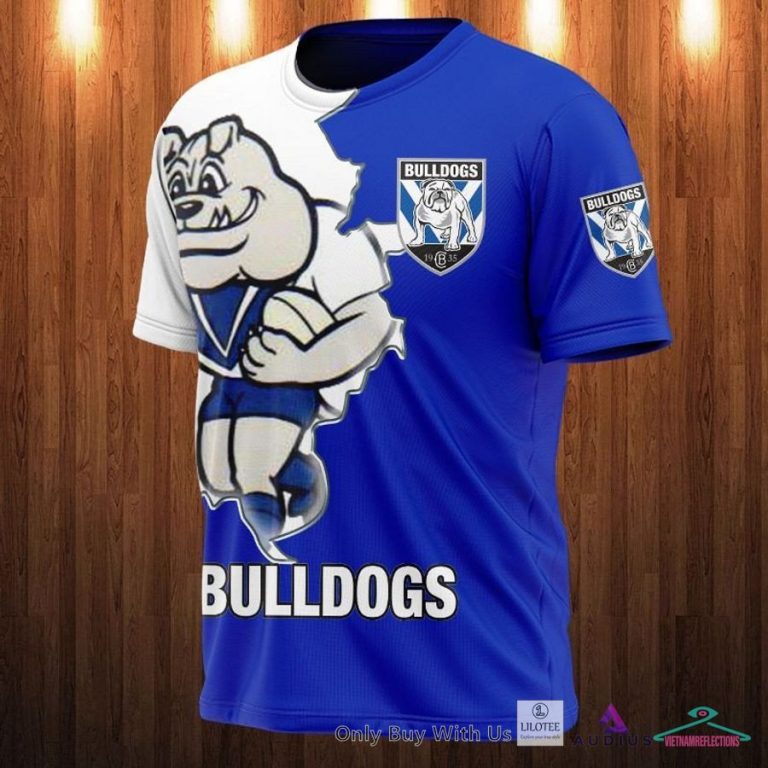 NEW Canterbury Bankstown Bulldogs Blue logo Hoodie, Shirt