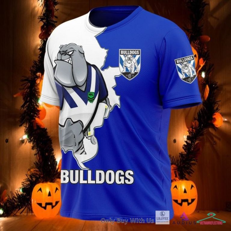 NEW Canterbury Bankstown Bulldogs Blue White Hoodie, Shirt