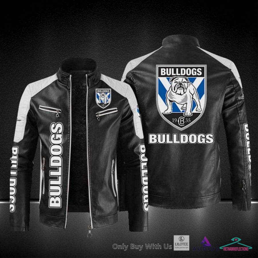 NEW Canterbury Bankstown Bulldogs Collar Block Leather