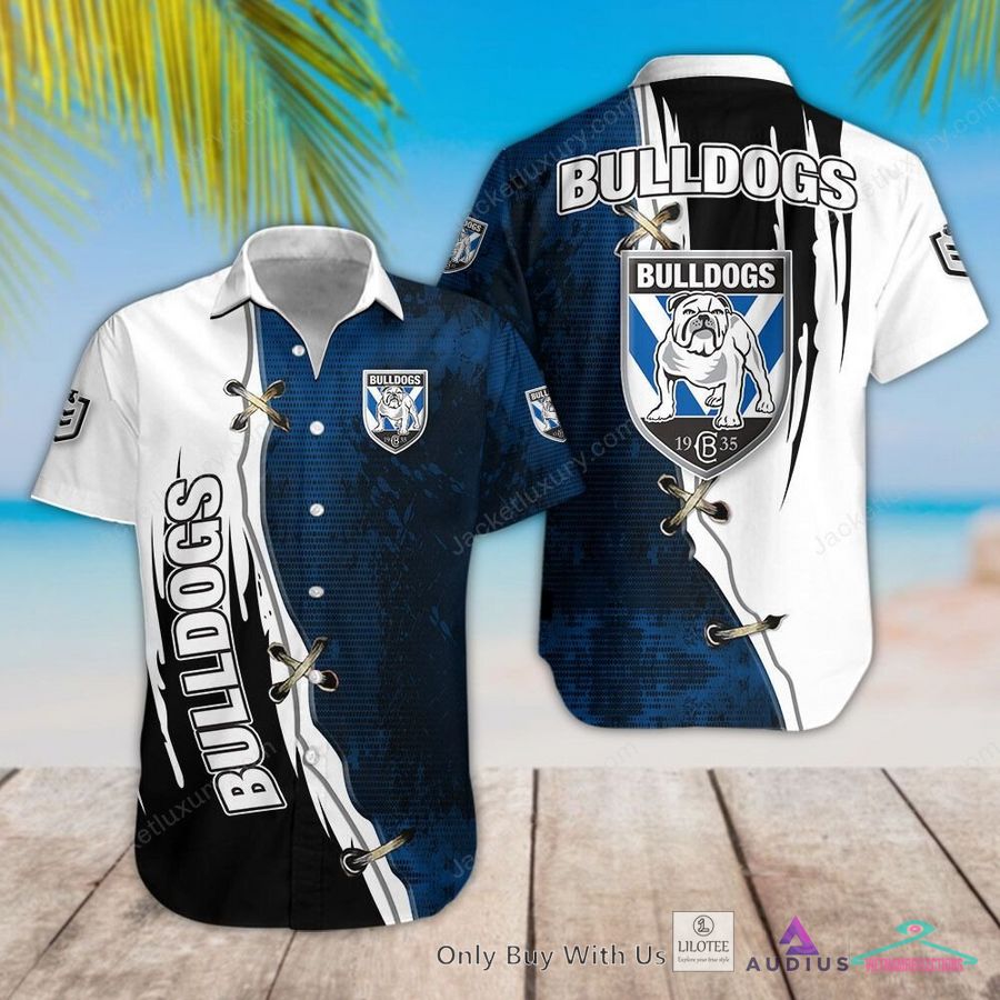 Canterbury Bankstown Bulldogs Hawaiian Shirt - Rocking picture