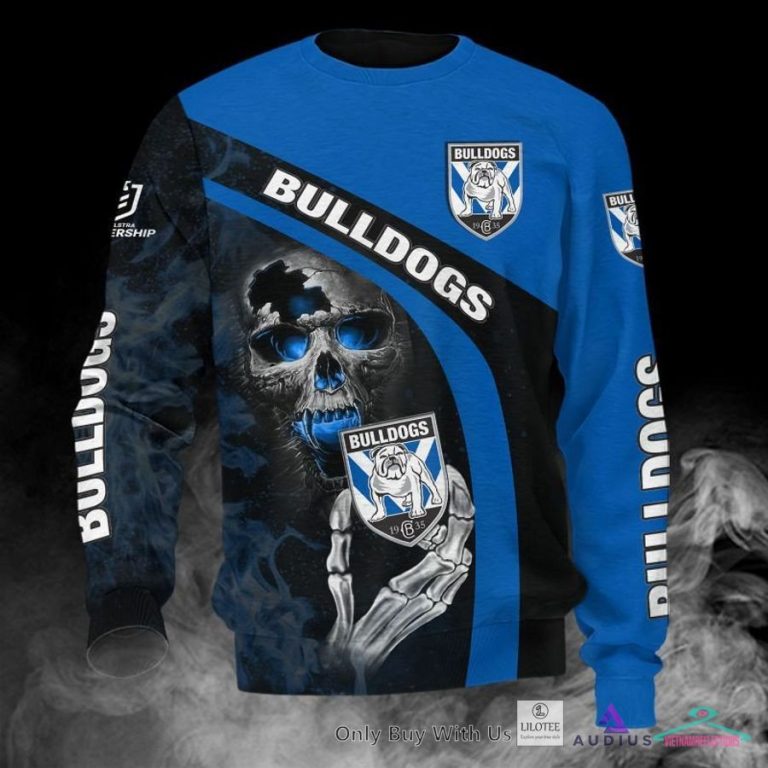 NEW Canterbury Bankstown Bulldogs Skull Hoodie, Shirt