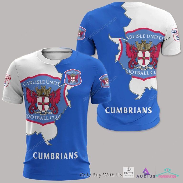 Carlisle United Cumbrains Polo Shirt, hoodie - Royal Pic of yours