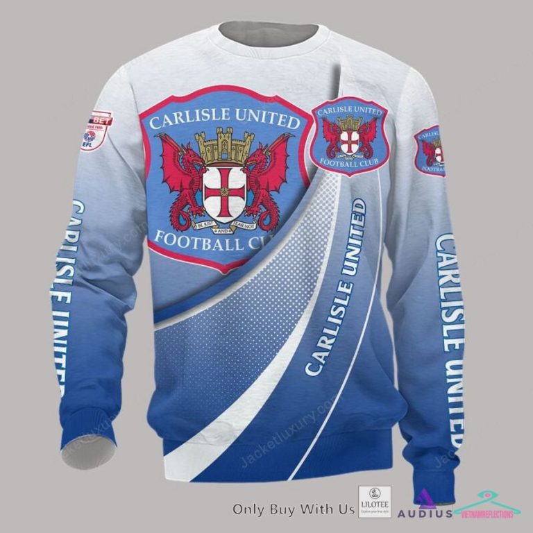 Carlisle United Light Blue Polo Shirt, Hoodie - Cool DP