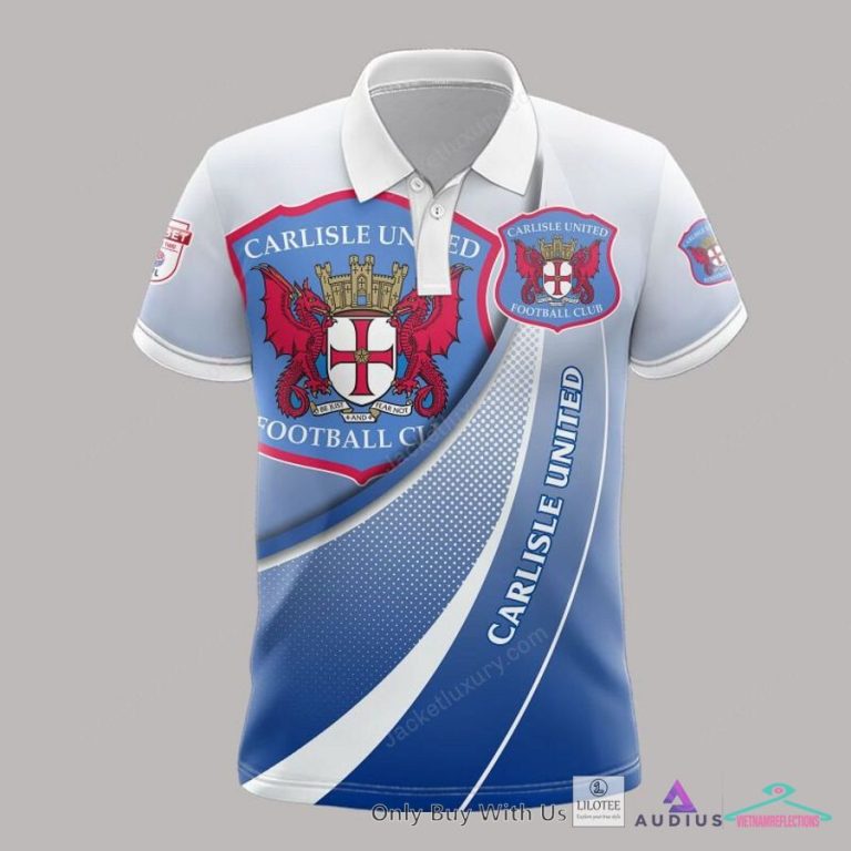 Carlisle United Light Blue Polo Shirt, Hoodie - Loving click