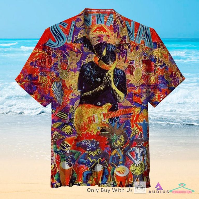 Carlos Santana Casual Hawaiian Shirt - Radiant and glowing Pic dear