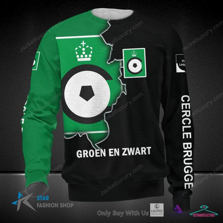 Cercle Brugge K.SV Black green Hoodie, Shirt - Eye soothing picture dear