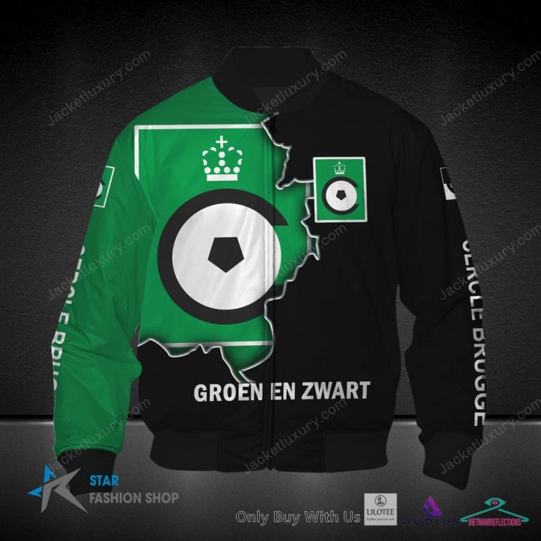 Cercle Brugge K.SV Black green Hoodie, Shirt - Rocking picture