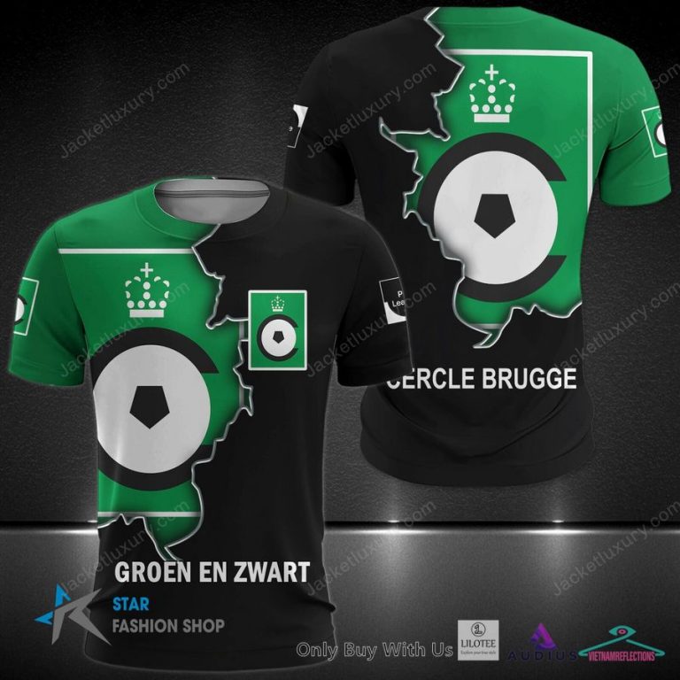 Cercle Brugge K.SV Black green Hoodie, Shirt - Nice shot bro