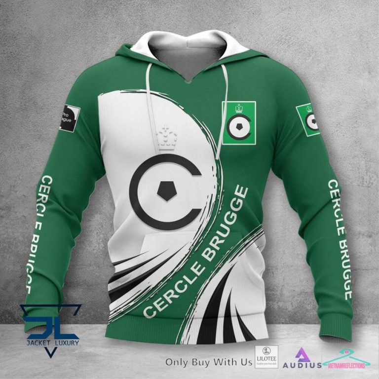 Cercle Brugge K.SV Green white Hoodie, Shirt - It is too funny