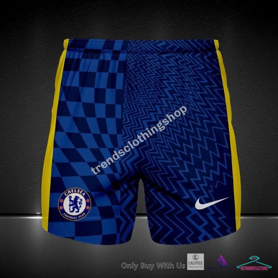 NEW Chelsea F.C. Blue pattern Hoodie, Pants 10