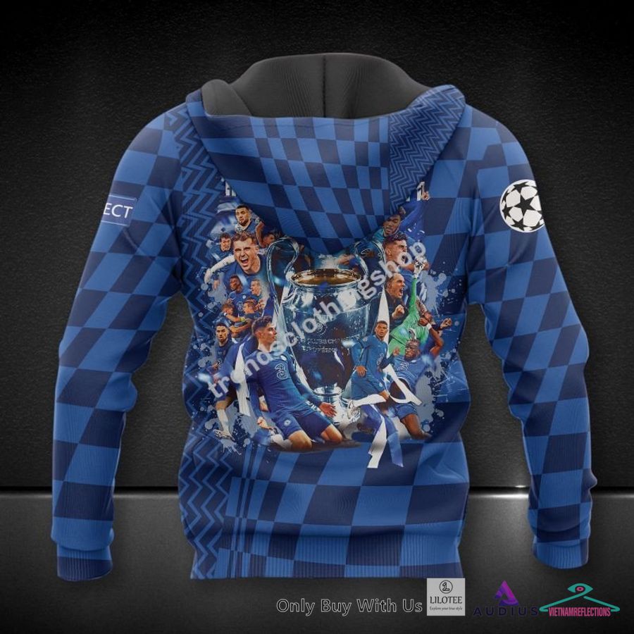 NEW Chelsea F.C. Blue pattern Hoodie, Pants 2