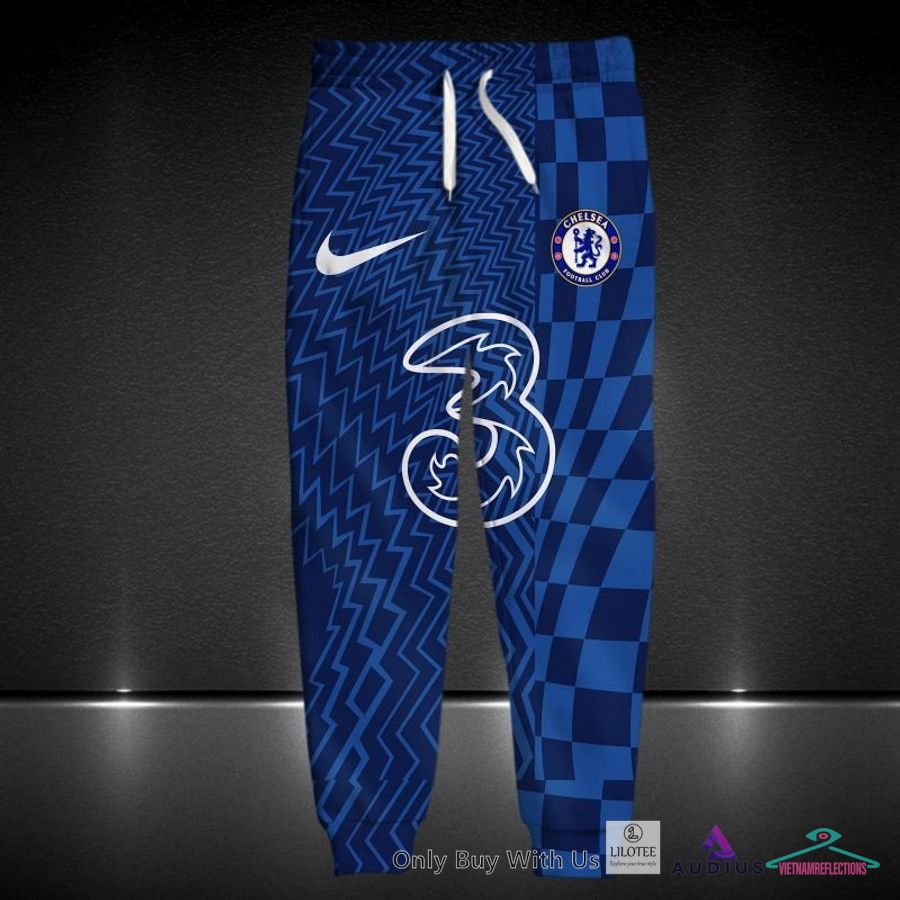 NEW Chelsea F.C. Blue pattern Hoodie, Pants 5
