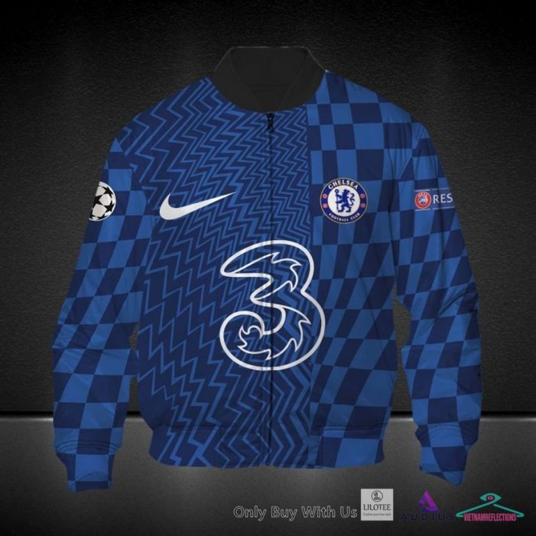 NEW Chelsea F.C. Blue pattern Hoodie, Pants 16
