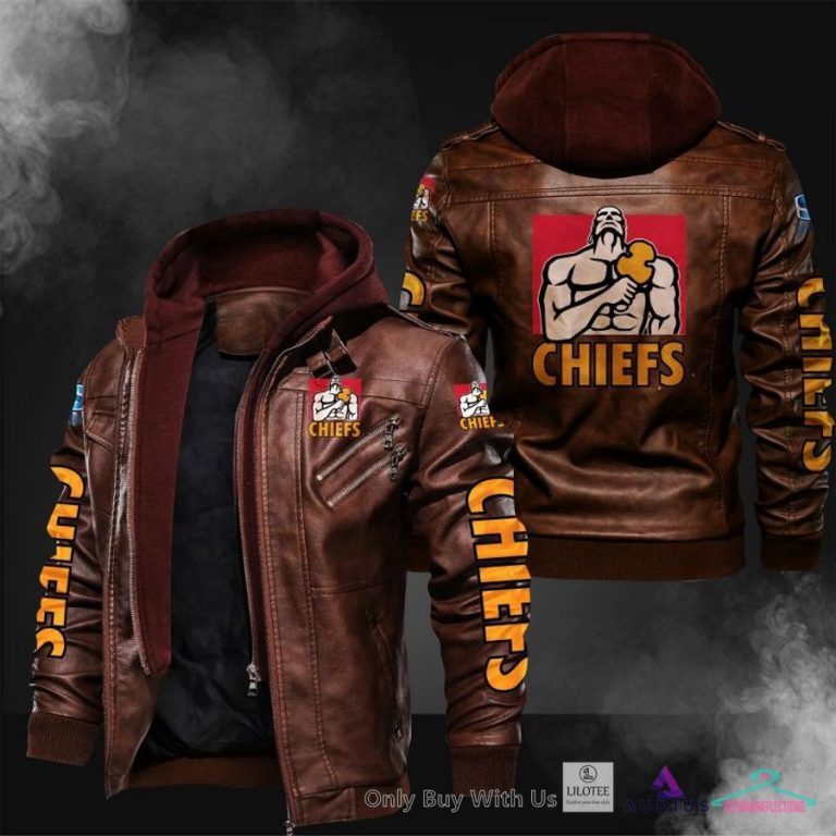 Chiefs Leather Jacket - You look so healthy and fit