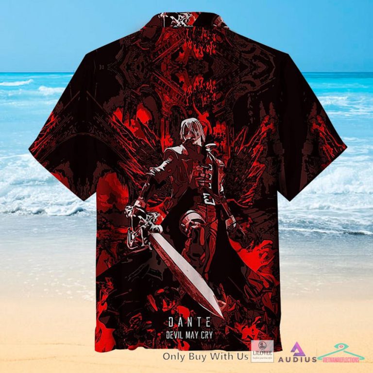 Classic Dante From Devil May Cry Casual Hawaiian Shirt - Looking so nice