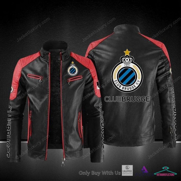 Club Brugge KV Block Leather Jacket - My favourite picture of yours