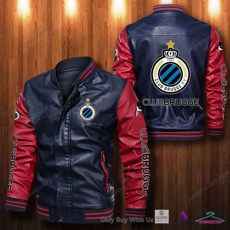 Club Brugge KV Bomber Leather Jacket - You guys complement each other