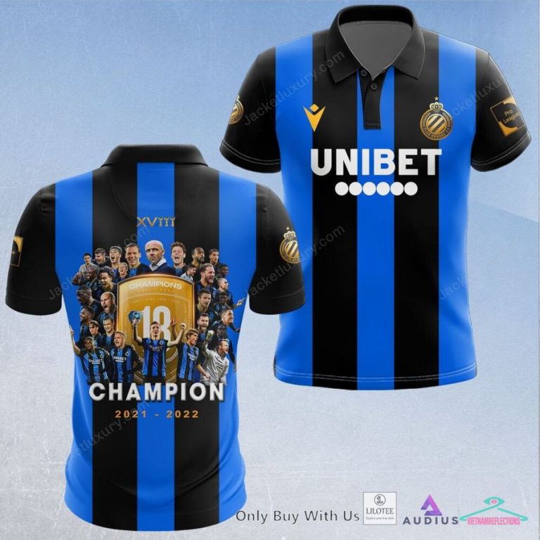 Club Brugge KV Champions Unibet Hoodie, Shirt - Handsome as usual