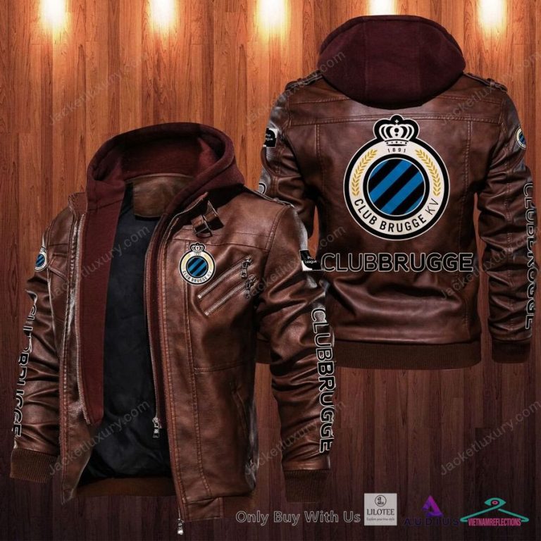 Club Brugge KV Leather Jacket - Adorable picture and Your smile makes me Happy.
