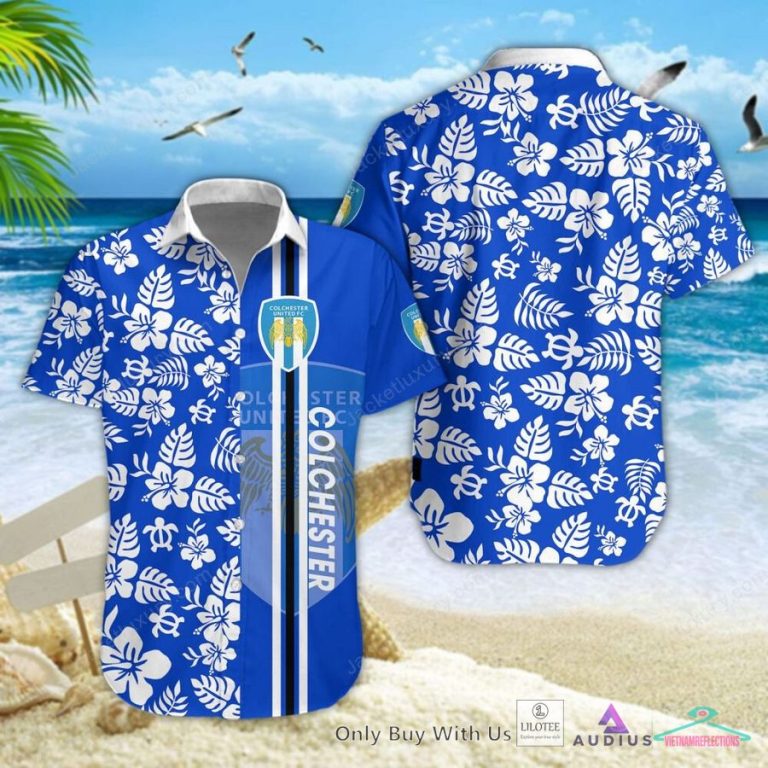 Colchester United Hibicus Hawaiian Shirt - You tried editing this time?